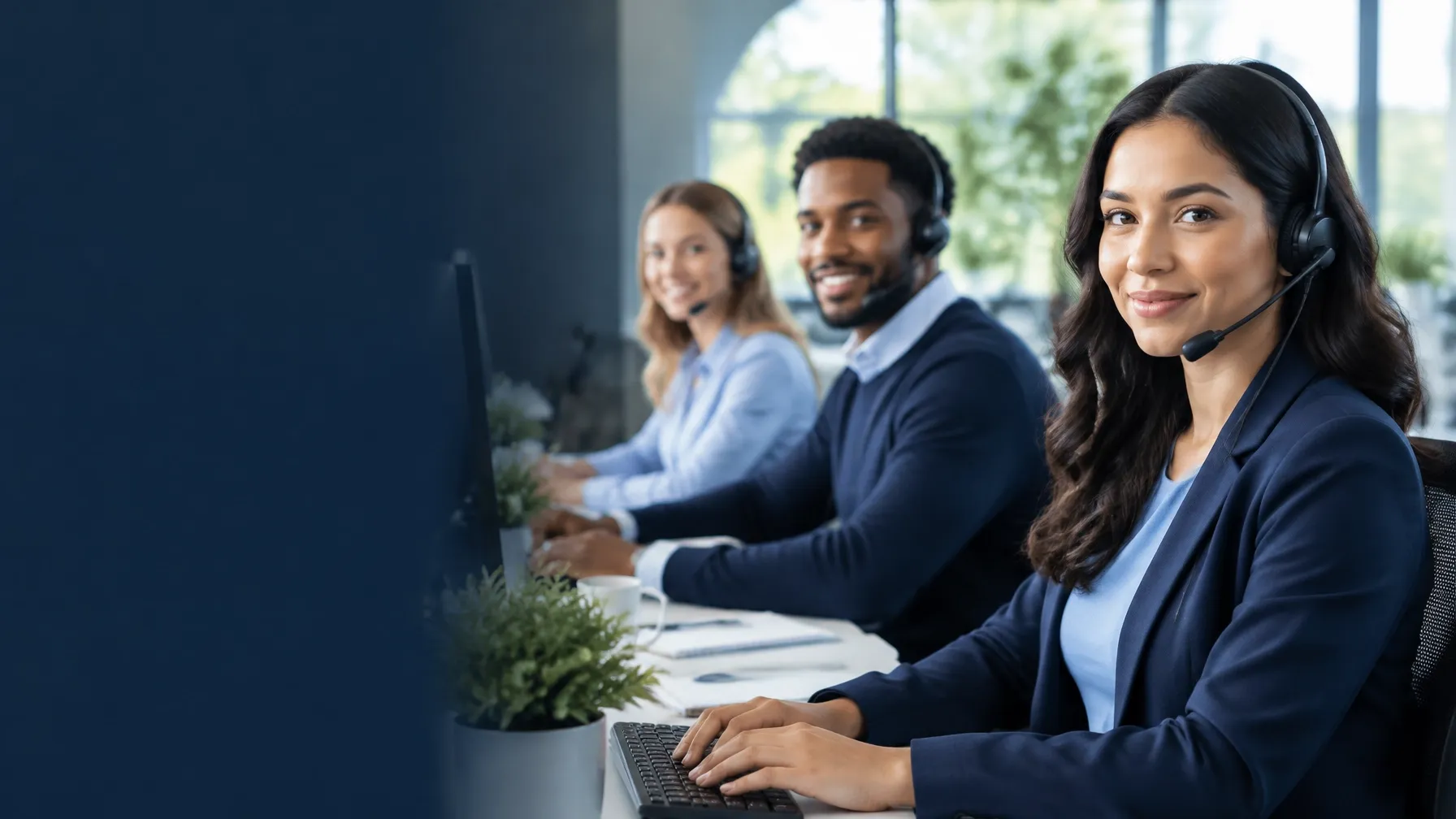 US-based CallCenterUSA customer care operators ready to answer calls
