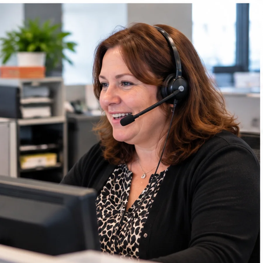 CallCenterUSA operators taking live calls at a US-based facility