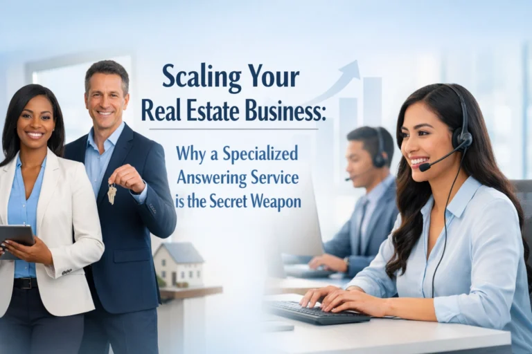 [HERO] Scaling Your Real Estate Business: Why a Specialized Answering Service is the Secret Weapon