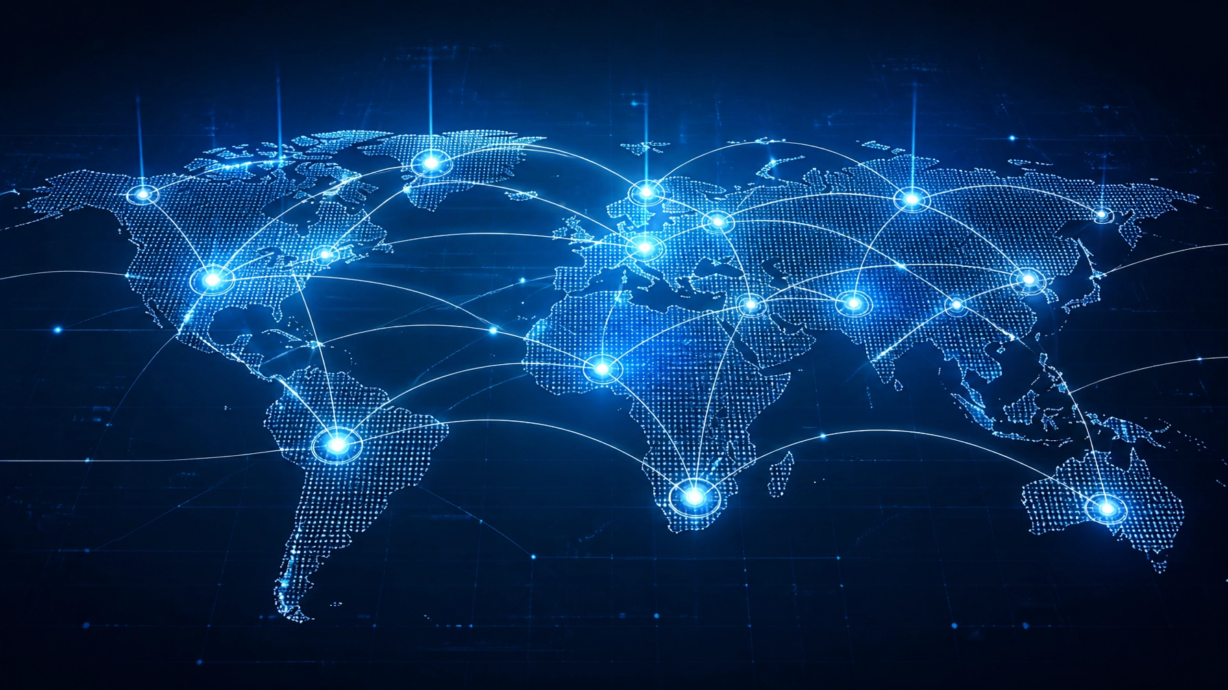 Conceptual representation of network connectivity and redundancy