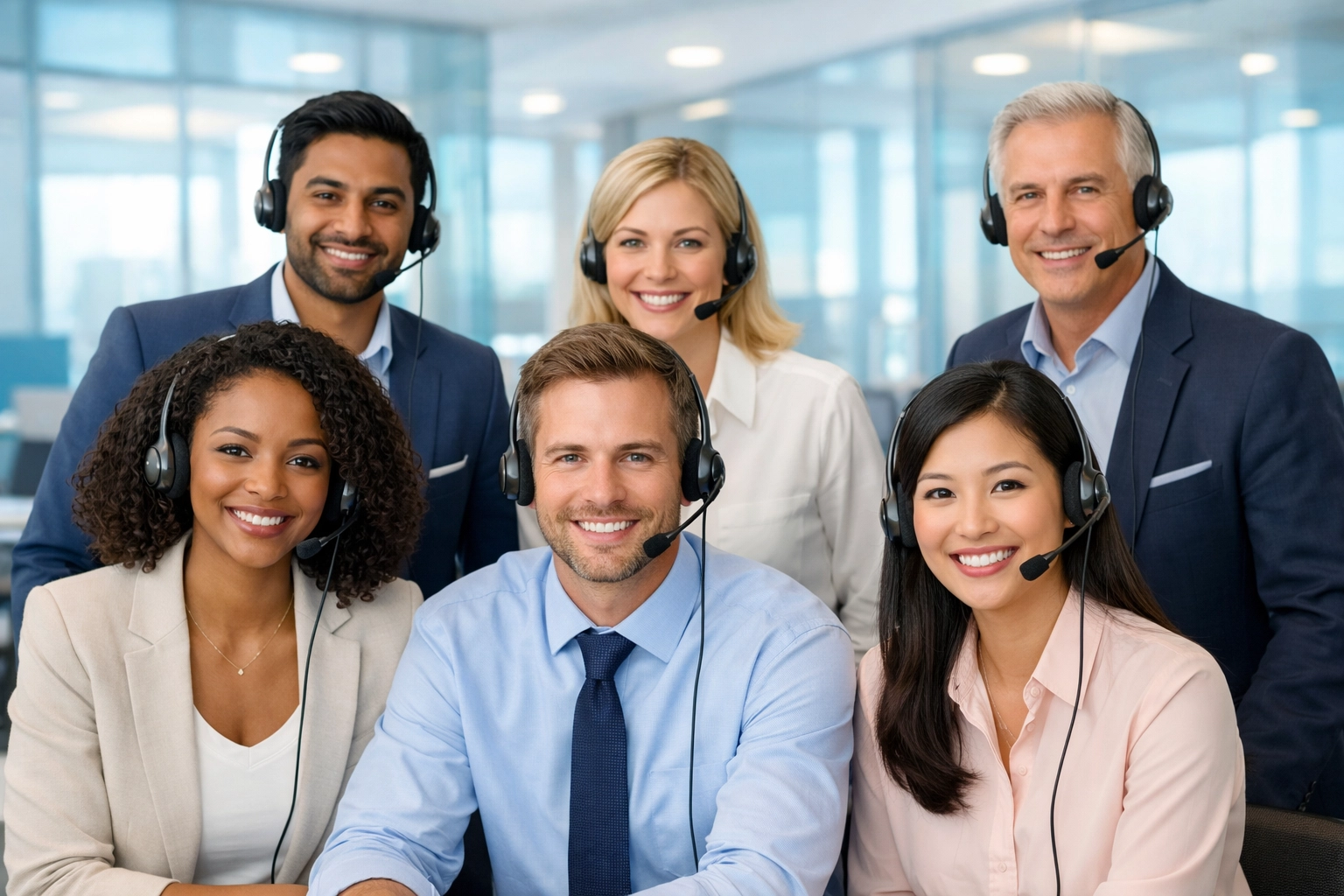 Medical answering service team providing compassionate live support for healthcare practices.